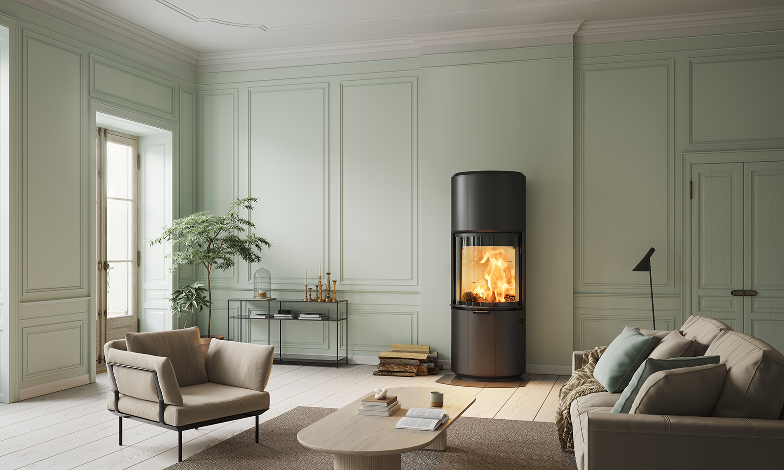 SCAN 87 FLOOR | Wood stoves